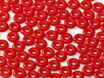 088034 O Beads 4x1mm Opaque Red 10gms