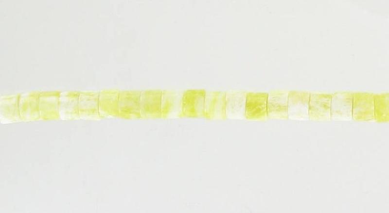 1224244 Lemon Jade Heishi 6mm