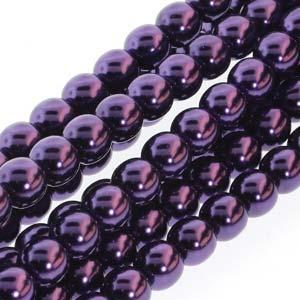 2030212 Glass Pearl 3mm Purple