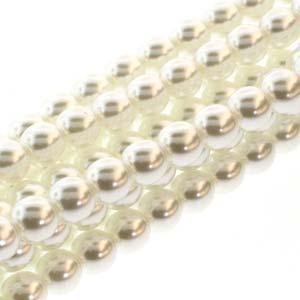 2030302 Glass Pearl 4mm White