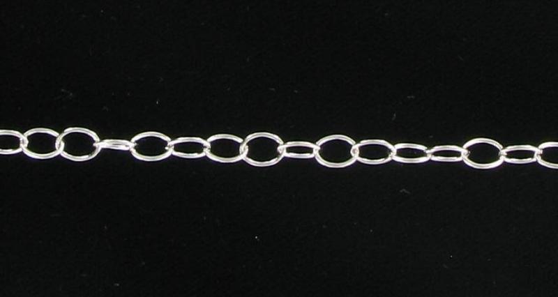 507504 Sp 5mm Fine Cable Chain, Oval Links
