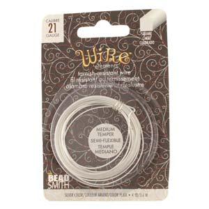 520532 Craft Wire Square Sp 21g 1/2Hard