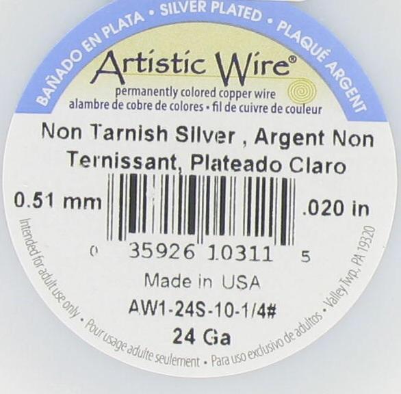 5212244 Artistic Wire 24g 1/4Lb Nts 198ft