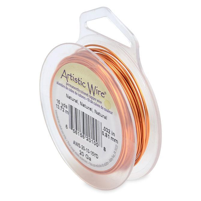 65615620100 Artistic Wire 20g 15yd Natural