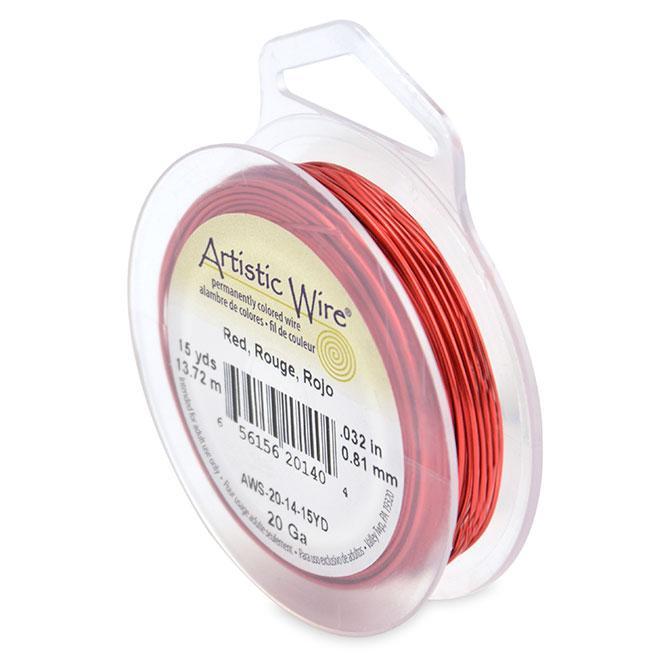 65615620140 Artistic Wire 20g 15yd Red
