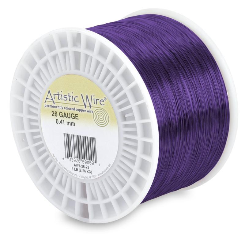 65615624079 Artistic Wire 24g 15yds Orchid