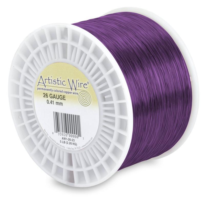 65615626130 Artistic Wire 26g 30yd Purple