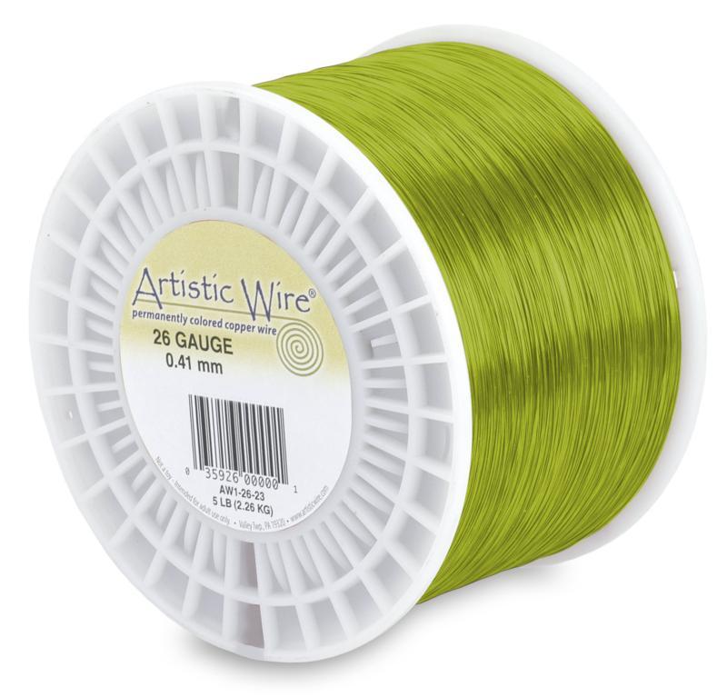 65615626179 Artistic Wire 26g 30yds Chartreuse
