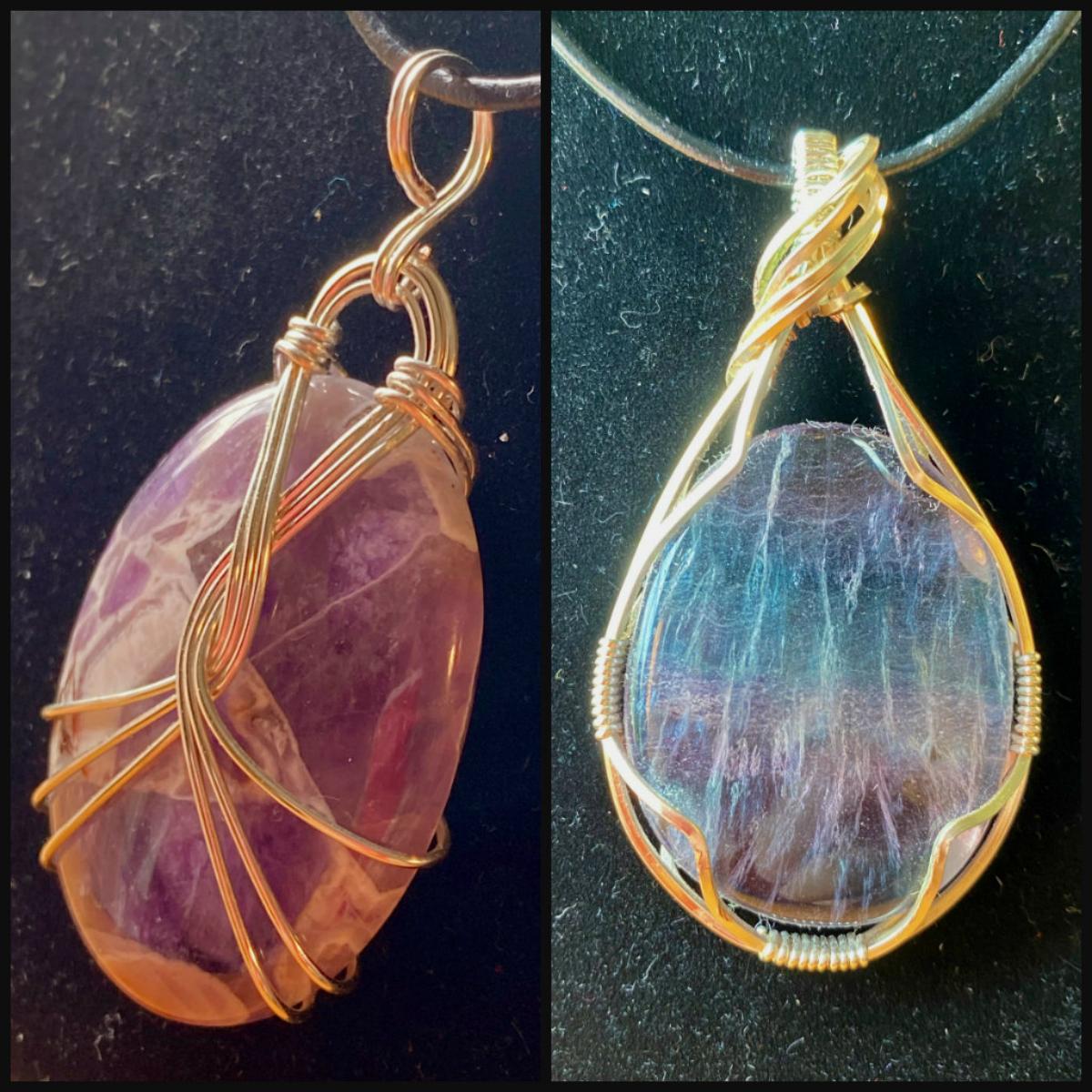 How to Wire Wrap Stones & Make Pendant (3 Easy Technique)