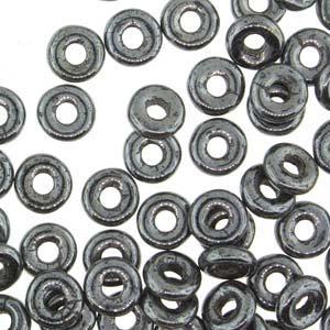 088011 O Beads 4x1mm Hematite 10gms