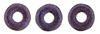 088060 O Beads 4x1mm Metallic Suede Purple