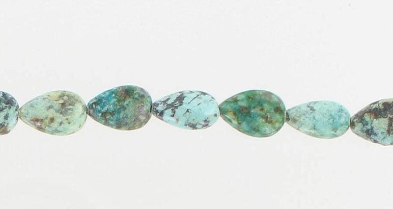 1508143 African Turquoise 10x14mm Pear