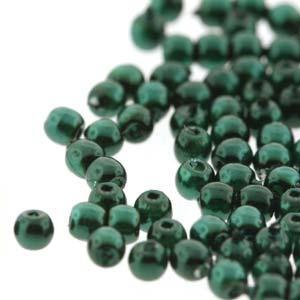 2030019 Glass Pearl 2mm Deep Emerald