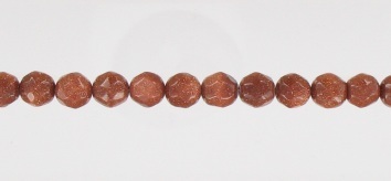 2275074 Goldstone 8mm Faceted
