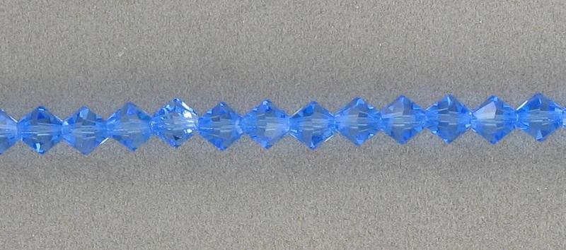 2709253 Preciosa Sapphire 3mm 42 Beads