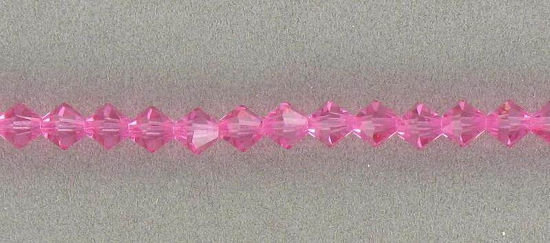 2710253 Preciosa Rose 3mm 42 Beads