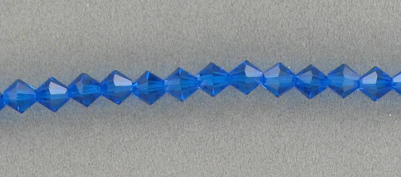 2715253 Preciosa Blue Capri 3mm 42 Beads