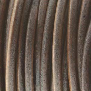530412 Indian Leather 1.5Mm (D) Antique Brown/Yd
