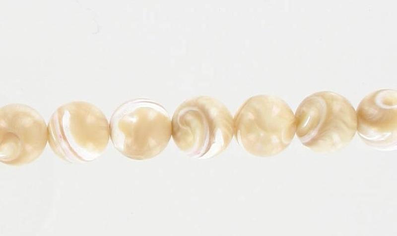 6026012 Caramel Mother Of Pearl 12mm