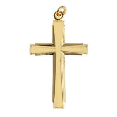 730603 "Gold" Cross Grooved 17x25mm